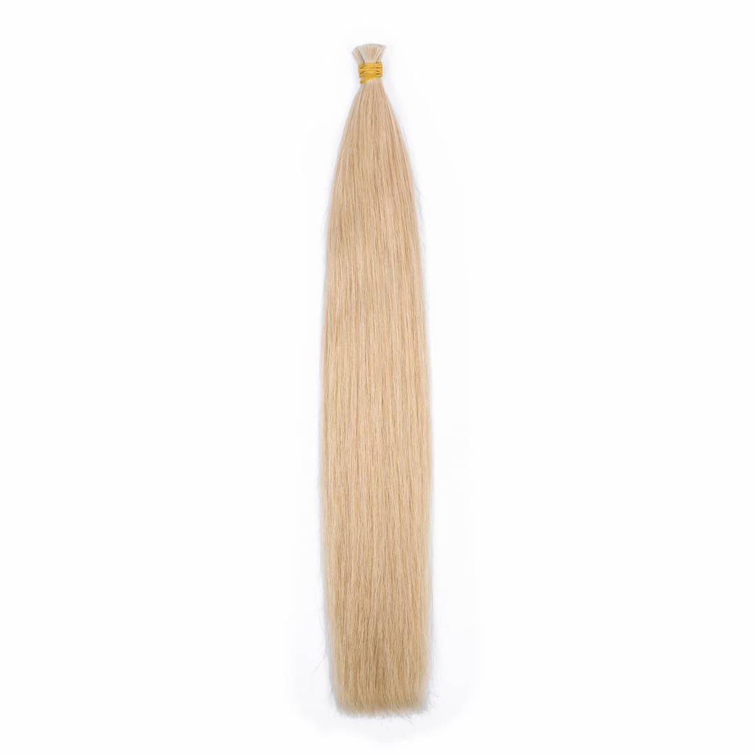 Blond Straight Bulk Hair