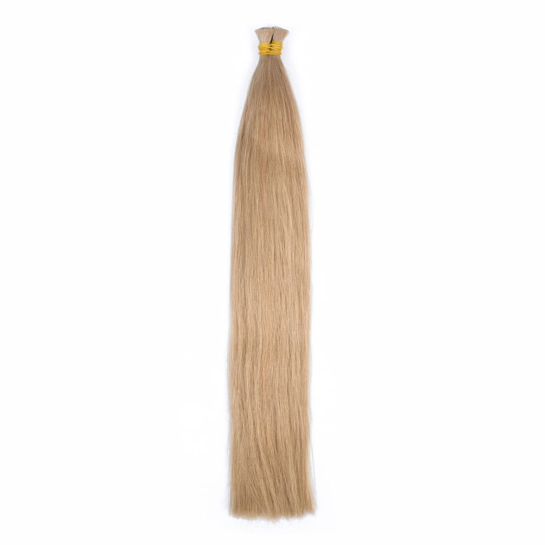 Blond Straight Bulk Hair