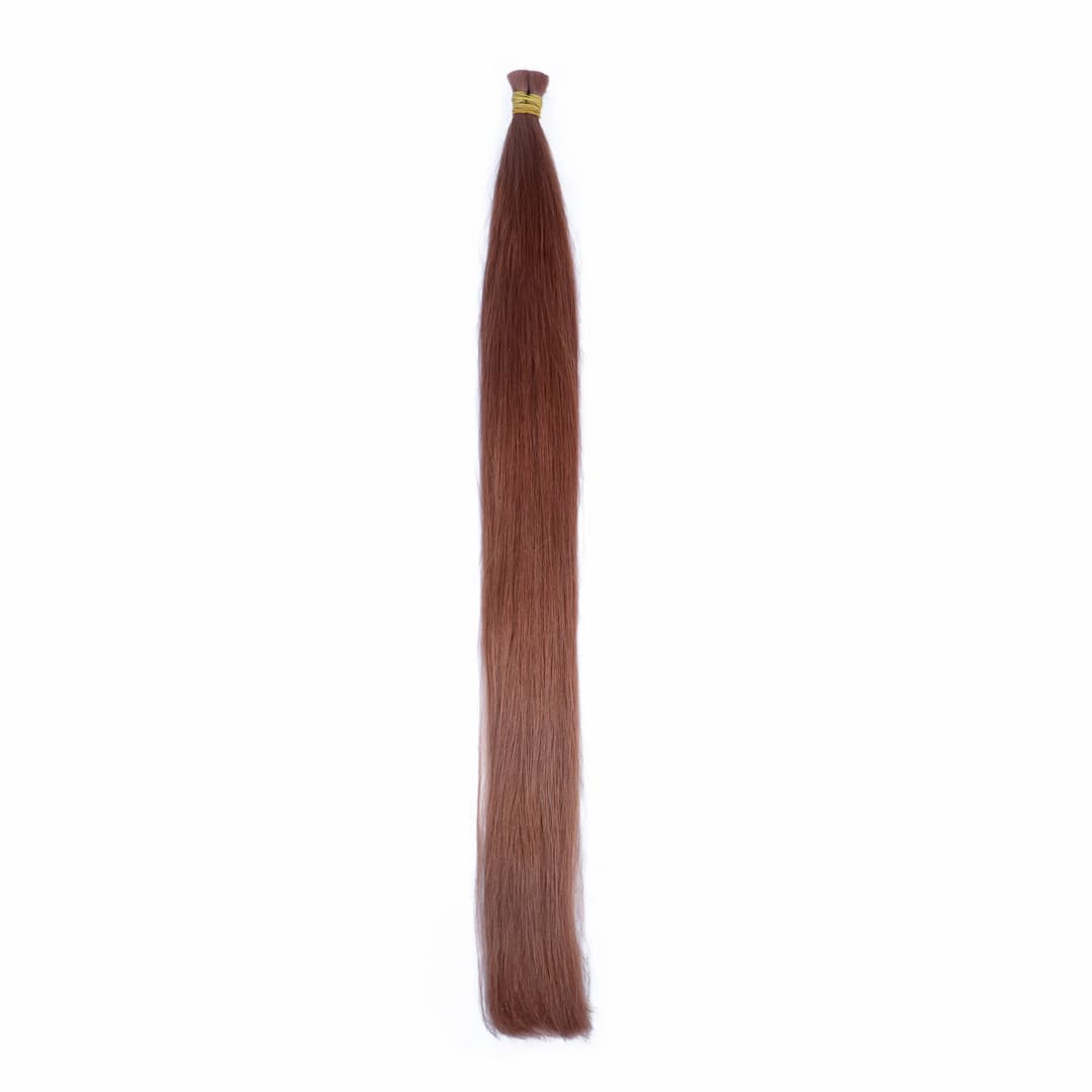 Dark Brown Straight Bulk Hair