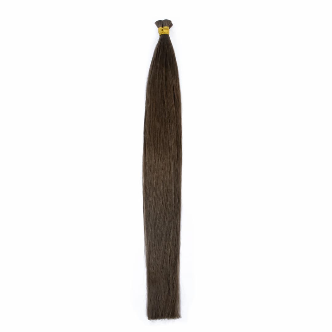 Dark Brown Straight Bulk Hair