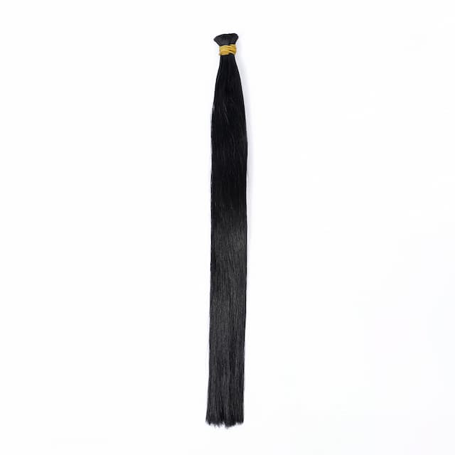 Black Straight Bulk Hair