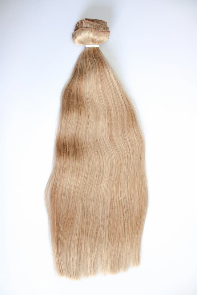 Blond Straight Clip-in Hair