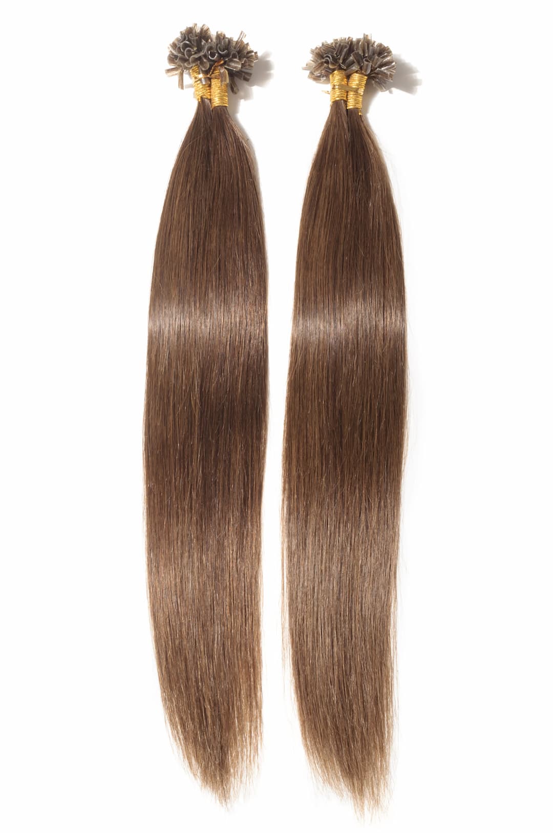 Dark Brown Straight Keratin Tip Hair