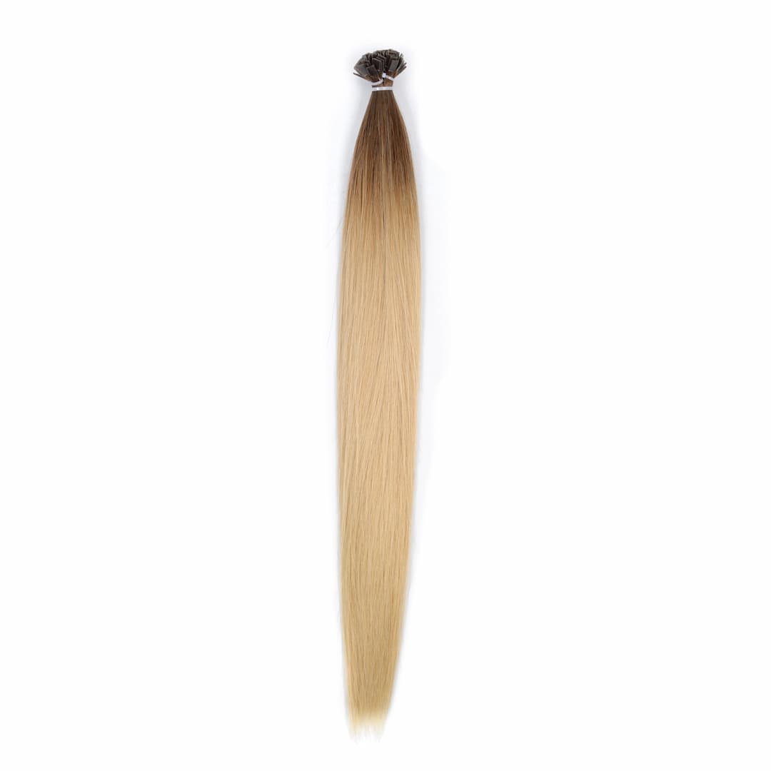 Blond Straight Keratin Tip Hair