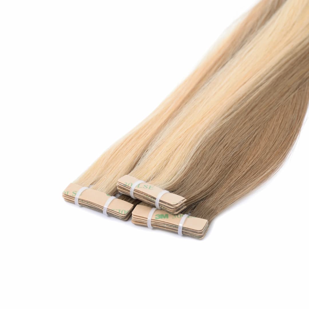 Blond Straight Tape-in Hair