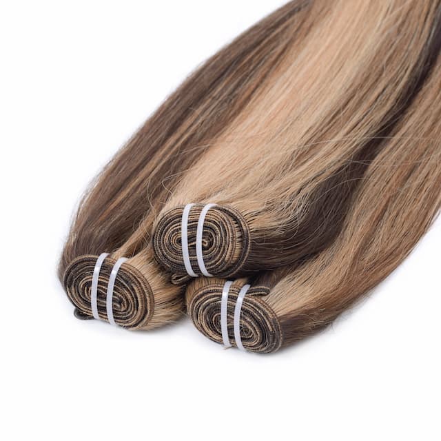 Dark Brown Straight Weft Hair