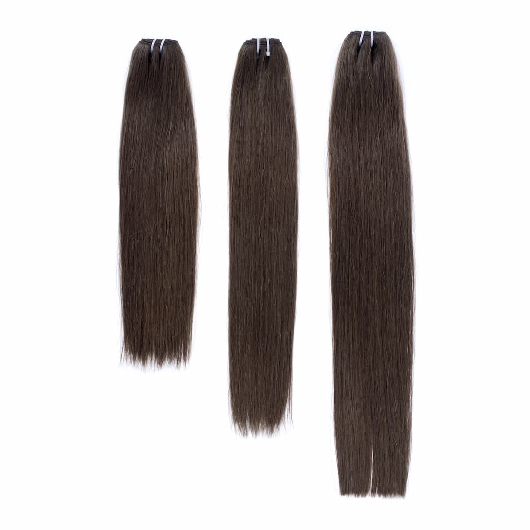 Black Straight Weft Hair